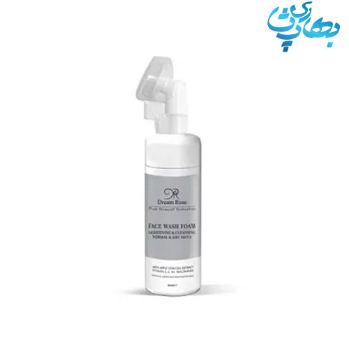 فوم شستشو پوست خشک و معمولی دریم رز