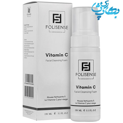 فوم شستشوی صورت فولی سنس حاوی ویتامین سی
